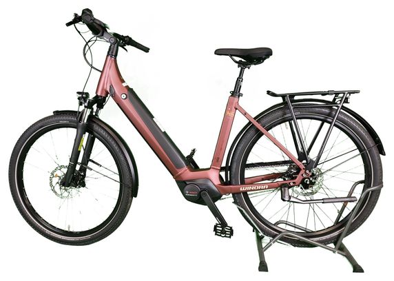 Produit reconditionné - Vélo électrique Winora Sinus N5 Rouge - Très bon état