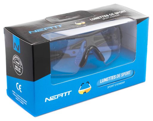 Neatt NEA00278 Brille Schwarz Blau - Klare Linsen