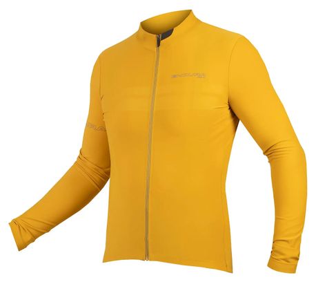 Maillot Manches Longues Endura Pro SL II Jaune Moutarde