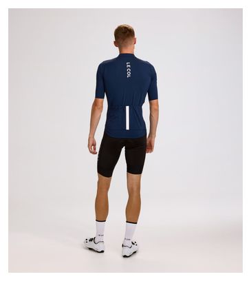 Maglia da uomo a maniche corte Le Col Pro blu
