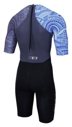 Zone3 Kona Target Trisuit Blauw Paars