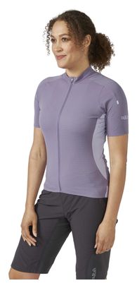 Kurzarmtrikot für Frauen Rab Cinder Violet