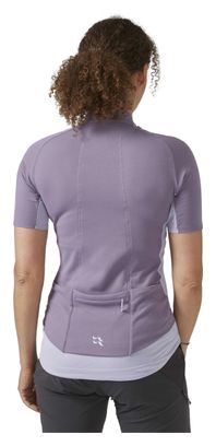 Kurzarmtrikot für Frauen Rab Cinder Violet