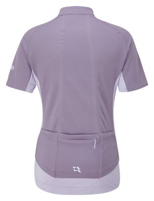 Kurzarmtrikot für Frauen Rab Cinder Violet