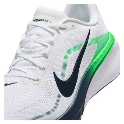 Nike Pegasus 42 Running Shoes for Men in White/Blue/Green