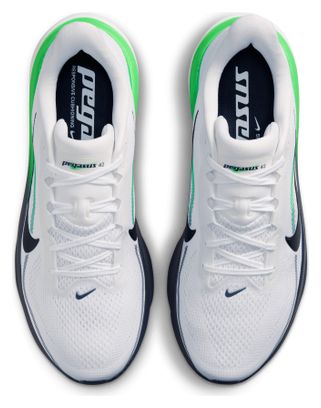 Nike Pegasus 42 Running Shoes for Men in White/Blue/Green