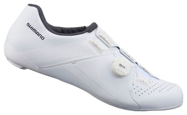 Pair of Shimano RC300 Road Shoes White