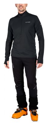 Vaude Livigno Halfzip II Langarm Top Schwarz