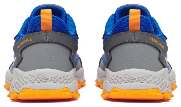 Saucony Peregrine KDZ Shield Blue/Orange Children's Trail Shoes