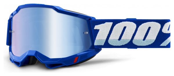 100% ACCURI 2 Goggle | Blue | Blue Mirror Lenses