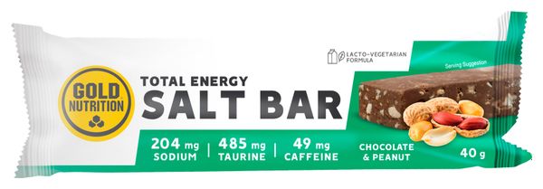 GoldNutritionTotal Energy Salt Bar Cioccolato Arachidi 40g