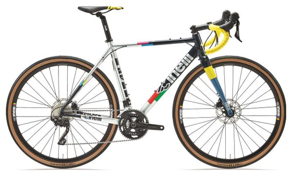 Bicicleta de gravilla Cinelli Zydeco 700 Shimano GRX 400 Persiguiendo el arco iris 2021