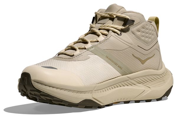Hoka Transport Hike GTX Beige/Khaki Women's Outdoor Shoes