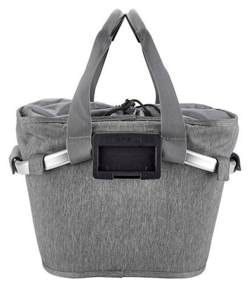 BASIL Panier à Vélo 2Day Carry All 15 Litre 28 x 37 x 25 Cm - Gris