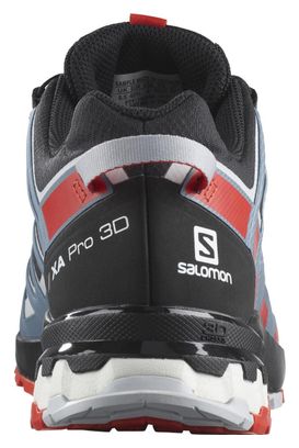 Chaussures de Trail Salomon Xa Pro 3D V8 GTX Noir Bleu Rouge Homme