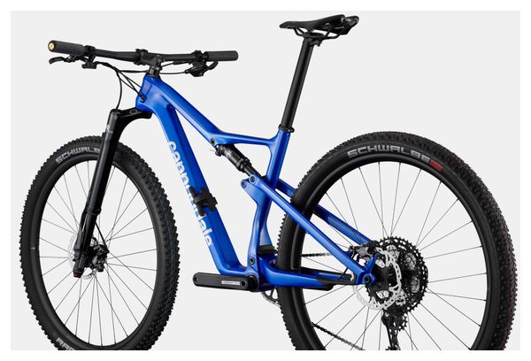 Bicicleta de montaña Cannondale Scalpel Carbon 2 29'' Shimano XT 12V Azul con suspensión integral