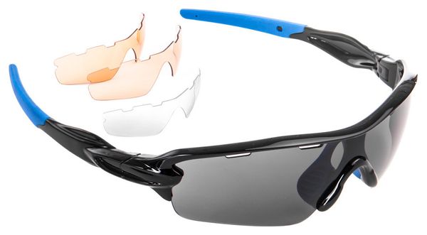 Paar Neatt Bril Zwart Blauw - 4 Schermen