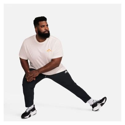 Nike Dri-Fit Trail logo short-sleeve shirt Beige