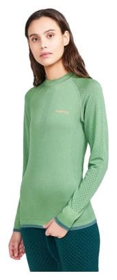 Craft ADV Warm Intensity Green Women's Long Sleeve Under Jersey