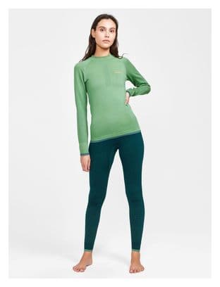 Craft ADV Warm Intensity Green Women's Long Sleeve Under Jersey