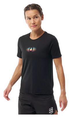 Camiseta Compressport Training Ironman 2026 negra para mujer