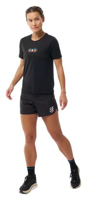 Camiseta Compressport Training Ironman 2026 negra para mujer