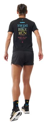Camiseta Compressport Training Ironman 2026 negra para mujer