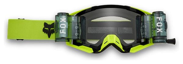 Fox Airspace Roll Off MTB Mask Fluo Yellow