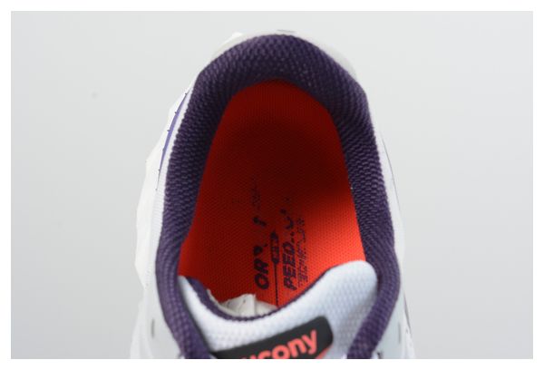 Produit Reconditionné - Chaussures de Running Homme Saucony Endorphin Speed 4 Blanc Violet Orange