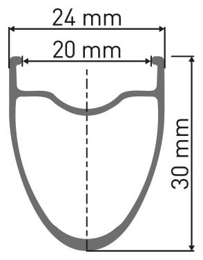 Roue Arrière DT Swiss T 1800 Classic 30 700 mm | 10x120mm