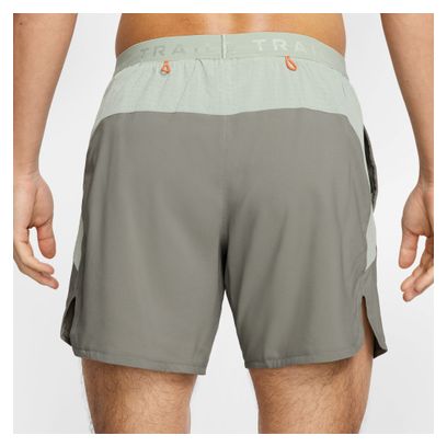 Heren Nike Dri-Fit Trail 6in Khaki Korte Broek