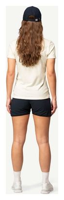 Camiseta blanca de mujer Devold Classic 'Triple'