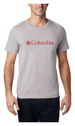 T-shirt Columbia CSC Basic Logo Grigio Uomo