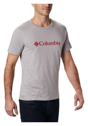 Camiseta Columbia CSC Basic Logo Gris Hombre