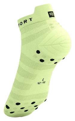 Chaussettes Compressport Pro Racing Socks V4.0 Ultralight Run Low Jaune 