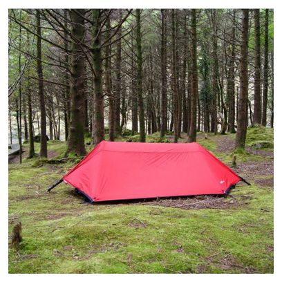 Canopy Crua 2-en-1-bâche et hamac 330 x 120-Rouge