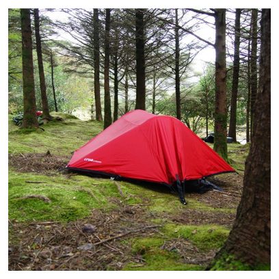 Canopy Crua 2-en-1-bâche et hamac 330 x 120-Rouge