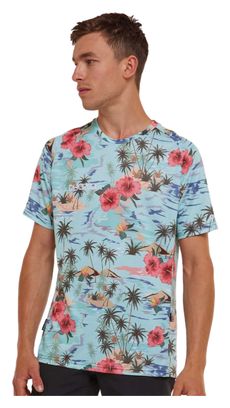 Dharco Blue Floral Short Sleeve Jersey