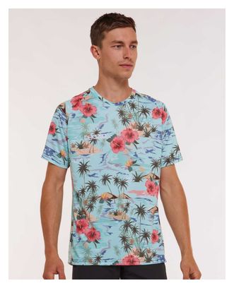 Dharco Blue Floral Short Sleeve Jersey