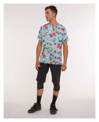 Dharco Blue Floral Short Sleeve Jersey