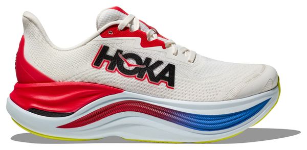 Chaussures Running Hoka Skyward X Blanc Rouge Bleu Homme