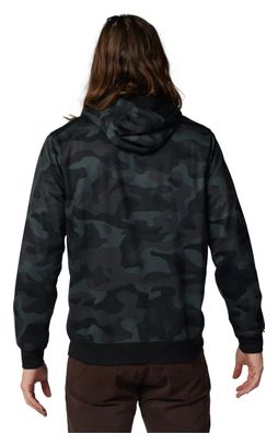 Fox Head Pullover Hoodie Black / Camo