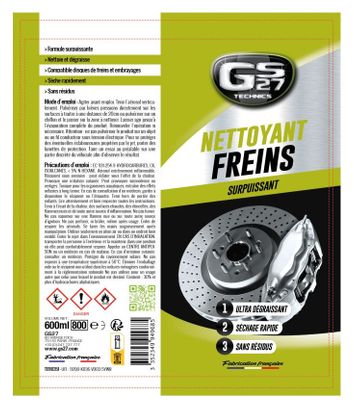 Nettoyant pour Freins GS27 Pro 600ml