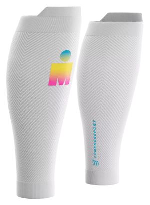 Ghette a compressione Compressport R2 Oxygen Ironman 2026 bianche