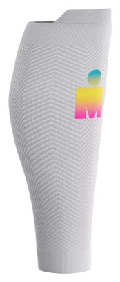 Ghette a compressione Compressport R2 Oxygen Ironman 2026 bianche