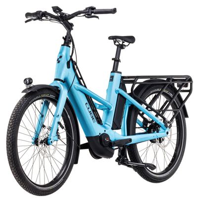 Vélo Cargo Longtail Électrique Cube Longtail Hybrid 725 Enviolo Heavy Duty 725 Wh 26'' Bleu 2024