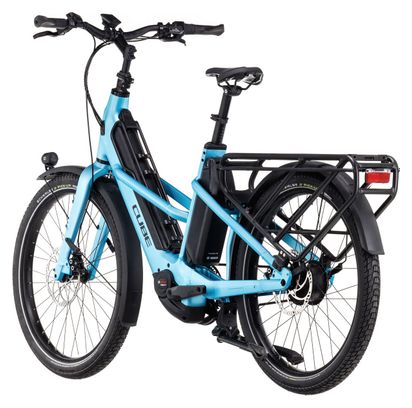 Vélo Cargo Longtail Électrique Cube Longtail Hybrid 725 Enviolo Heavy Duty 725 Wh 26'' Bleu 2024