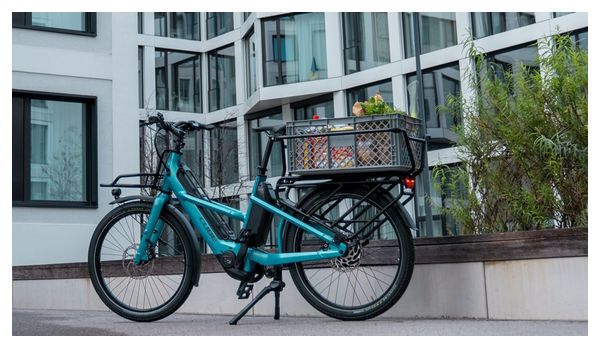 Vélo Cargo Longtail Électrique Cube Longtail Hybrid 725 Enviolo Heavy Duty 725 Wh 26'' Bleu 2024