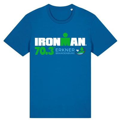 Maglietta a maniche corte Ironman 70.3 Erkner Berlin Royal Blue Uomo