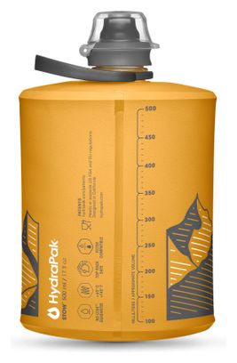 Hydrapak Stow Soft Flask Yellow 500 mL
